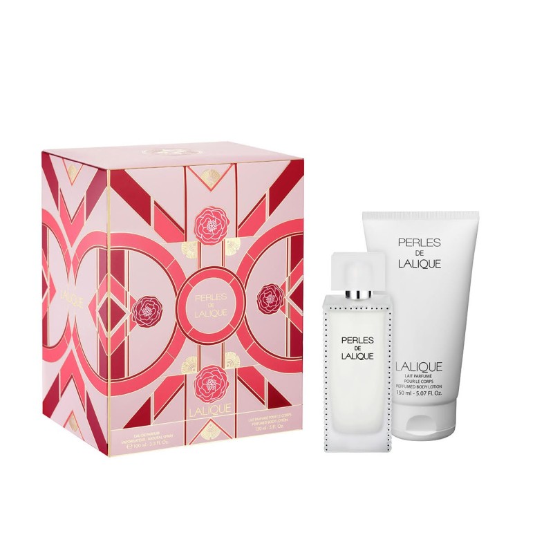Lalique Coffret Perles EDP 100 ml + Lotion pour le corps 150 ml