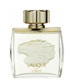 Lalique - despeje homme leão e toilette - homem amaderado.