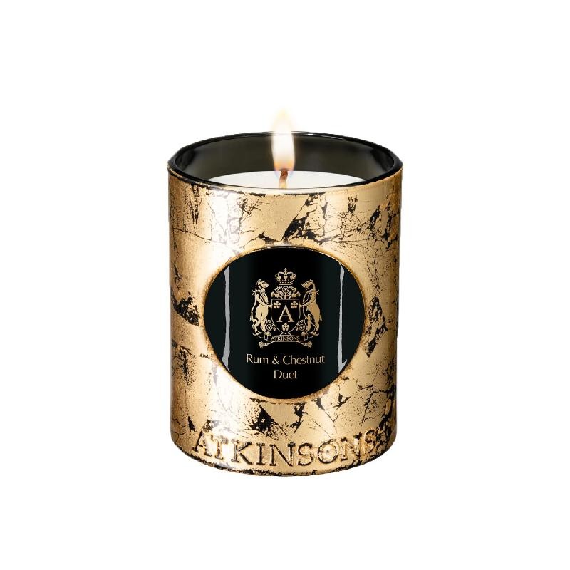 Candle Rum & Chestnut Duet Duft Duft - Atkinsons Gratis fragt!