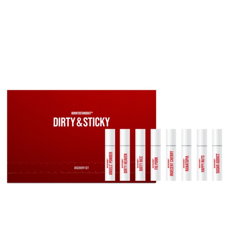 Dirty & Sticky 2ml X 8 Discovery Kit - BORNTOSTANDOUT Gratis råd og forsendelser!