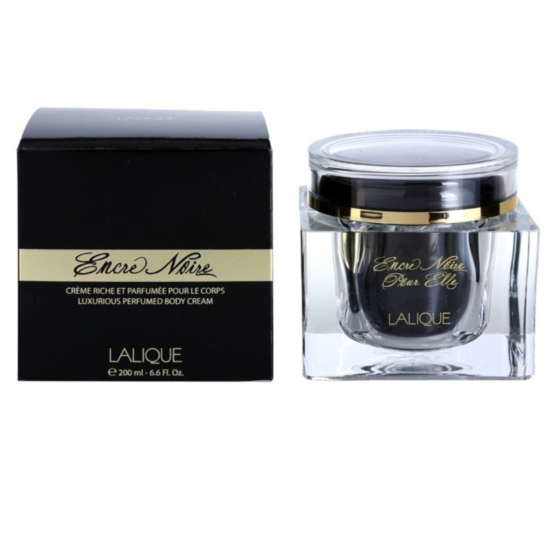 Lalique - Encre noire pour elle luxurius perfumed body cream - woman.