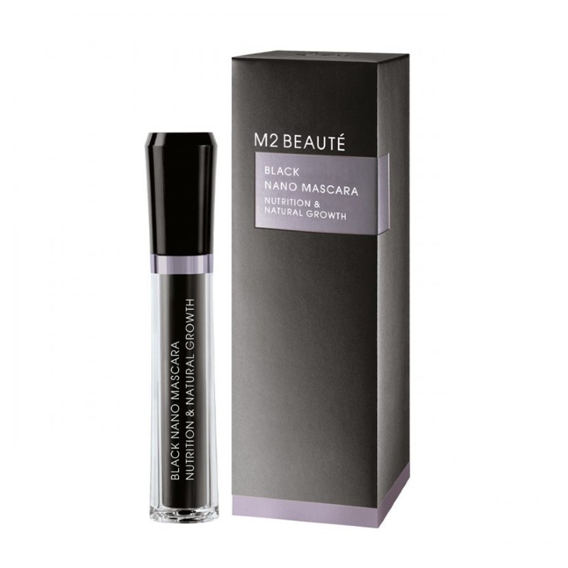 M2 Beauté -Black Nano Mascara Nutrition & Natural Growth 6 ml.