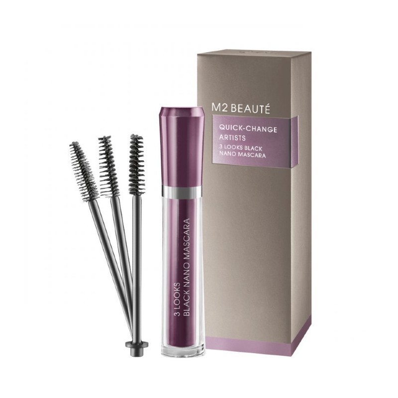 M2 Beauté - 3 ser svart nano ögonmask 6 ml.