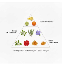 Heritage gouttes de parfum de Cologne 100 ml - Ramon Monegal Conseils gratuits et envois!