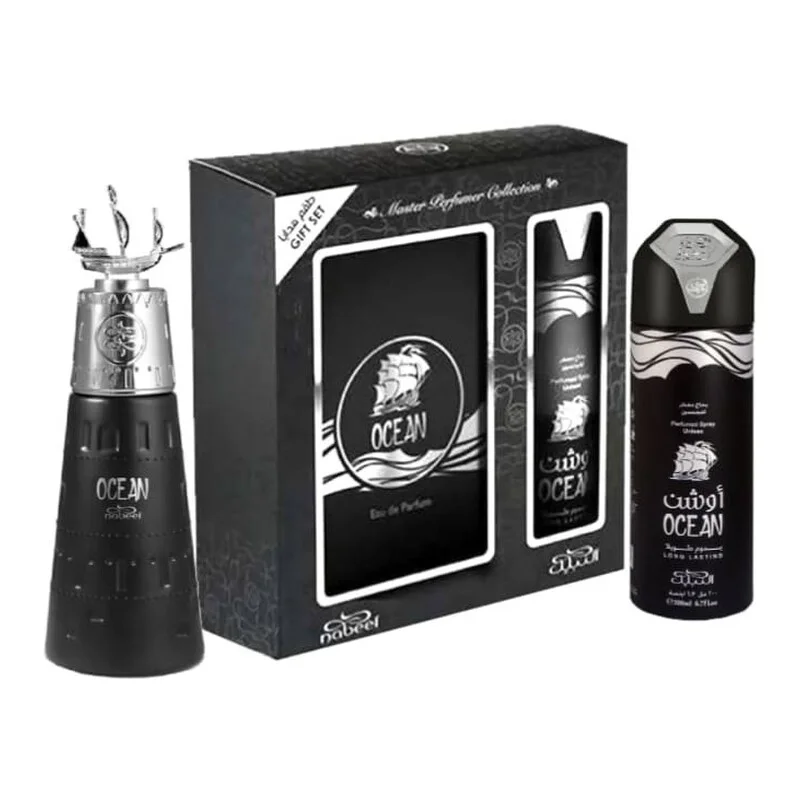 Ocean 100ml + Deo 200ml - Nabeel