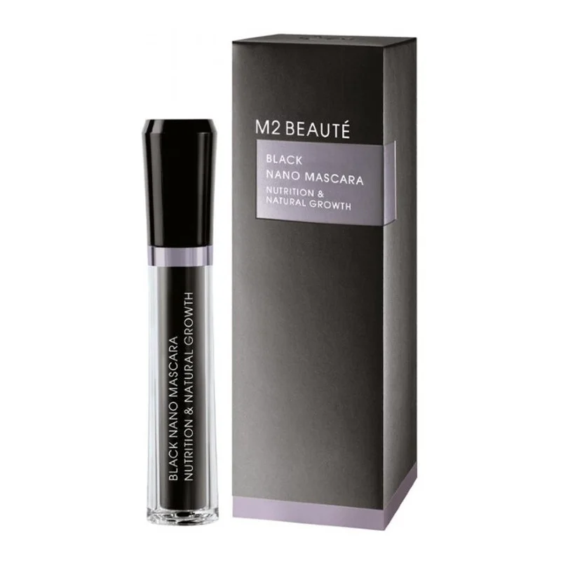 M2 Beauté - Black Nano Mascara Nutrition & Natural Growth 6 ml.